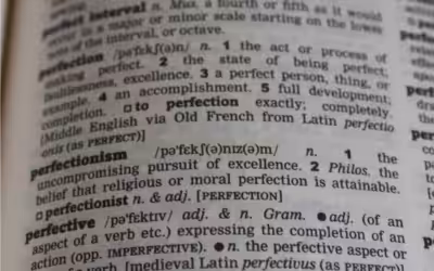 Why I am no longer a perfectionist